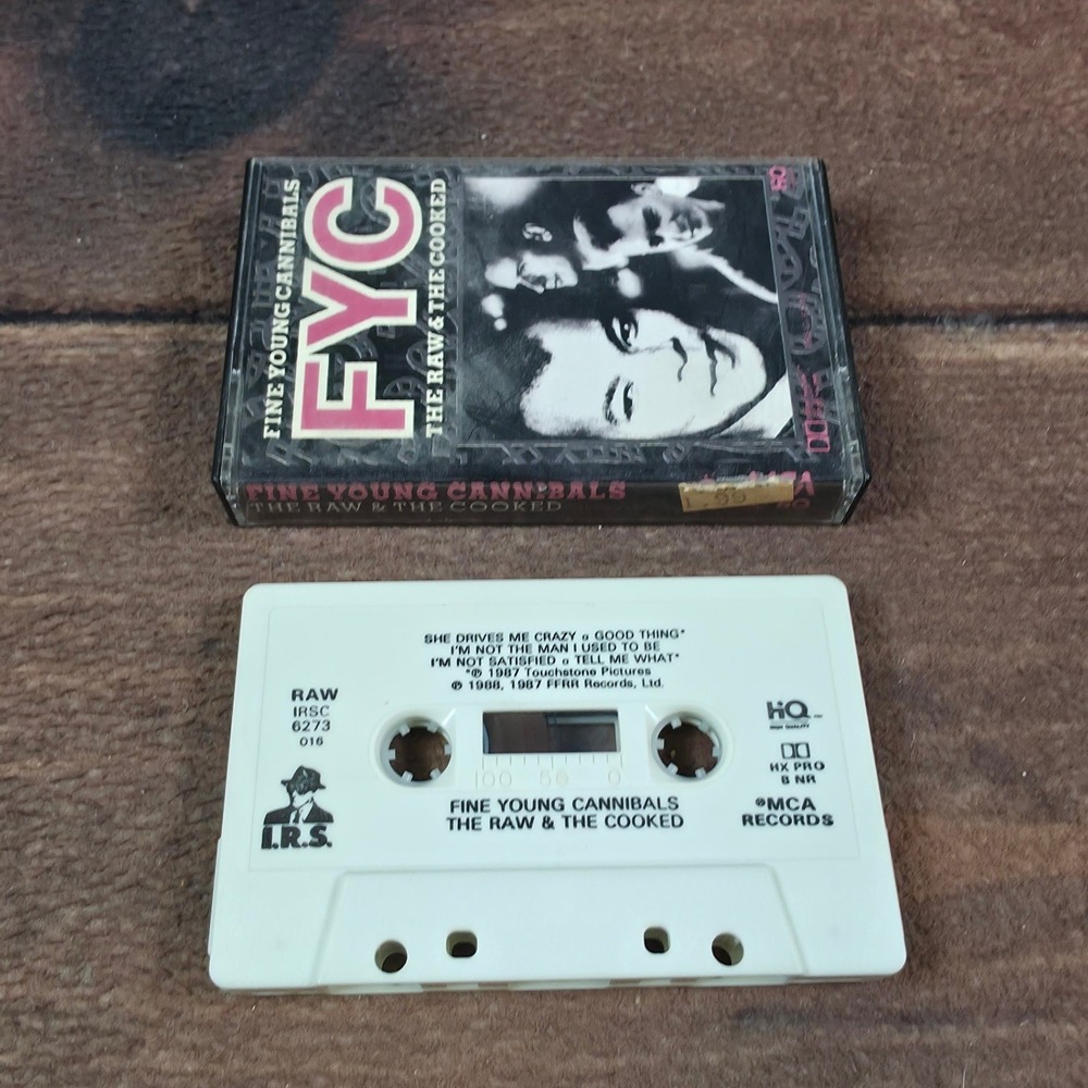 Fine Young Cannibals Cassette Tape The Raw & The Cooked OS White Good 1988 IRS